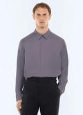 Chemise à micro-motif pois - H3LPAL-LH12-B021