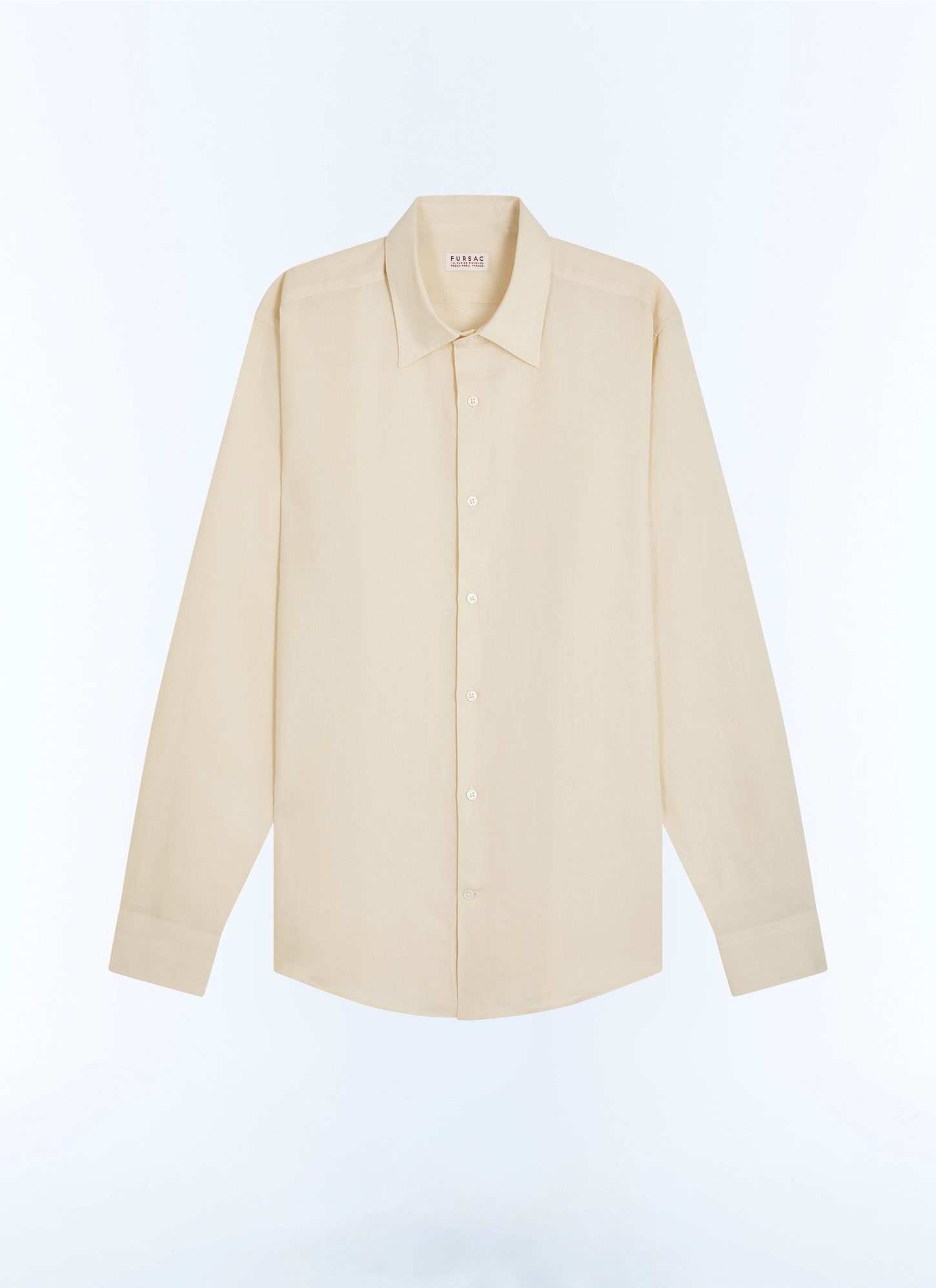 Chemise toile de lin et coton certifiés homme Fursac - H3EDAV-DH50-A008