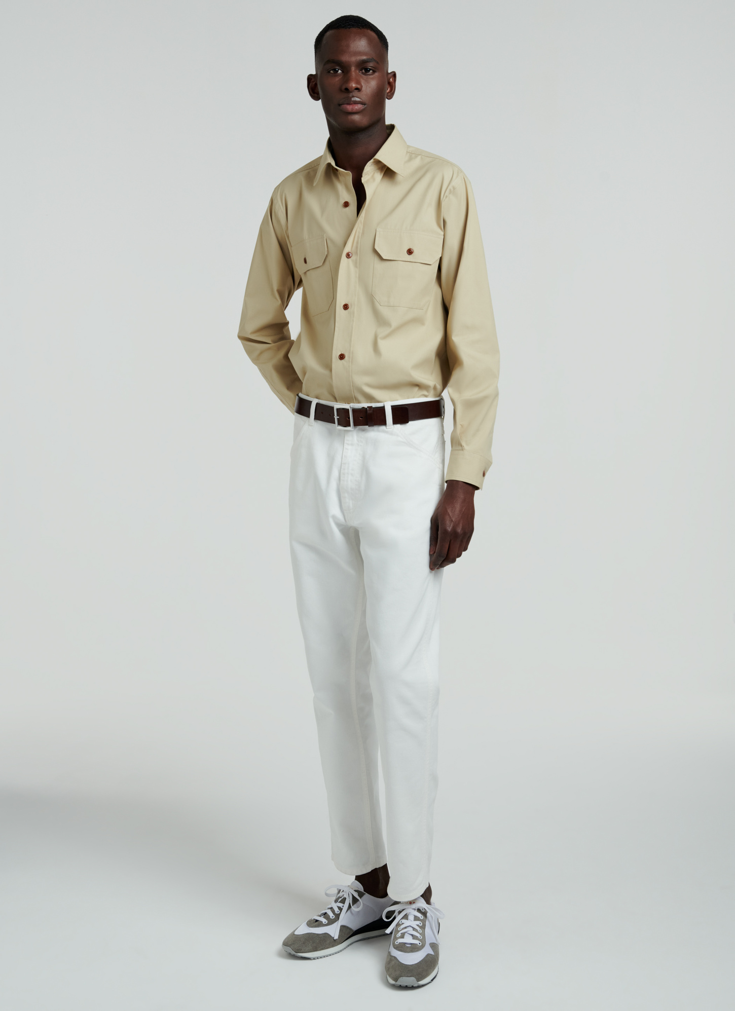 Chemise beige homme Fursac - H3VILI-VH08-08