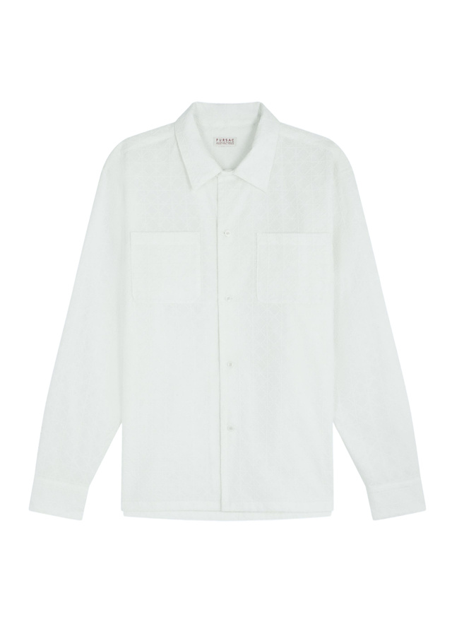 Chemise homme blanc coton Fursac - H3FURE-FH09-A001