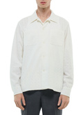 Chemise à col requin en coton brodé - H3FURE-FH09-A001