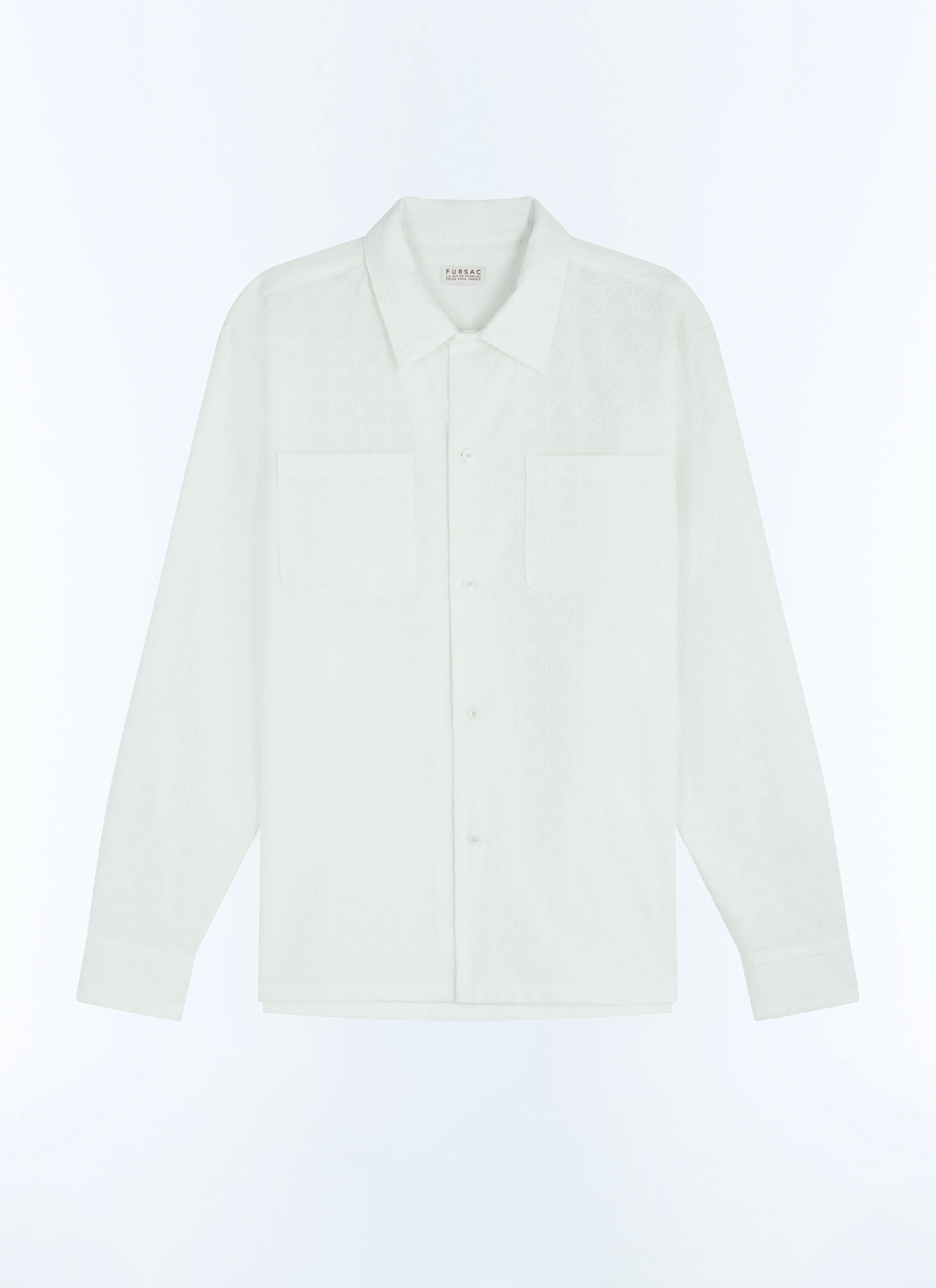 Chemise blanc homme coton Fursac - H3FURE-FH09-A001