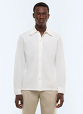 Chemise en jersey piqué de coton - H3JLUM-FJ22-A001
