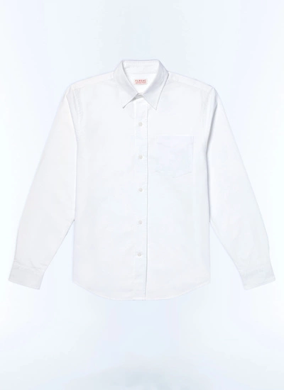 Chemise blanc homme oxford de coton biologique Fursac - H3VIBA-DH01-A001