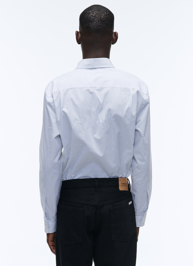 Chemise homme popeline de coton Fursac - H3VIBA-AH48-02