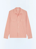 Chemise à rayures en popeline de coton - H3JURY-JH06-E014