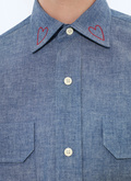 Surchemise en Chambray de coton - H3FILI-VH09-38