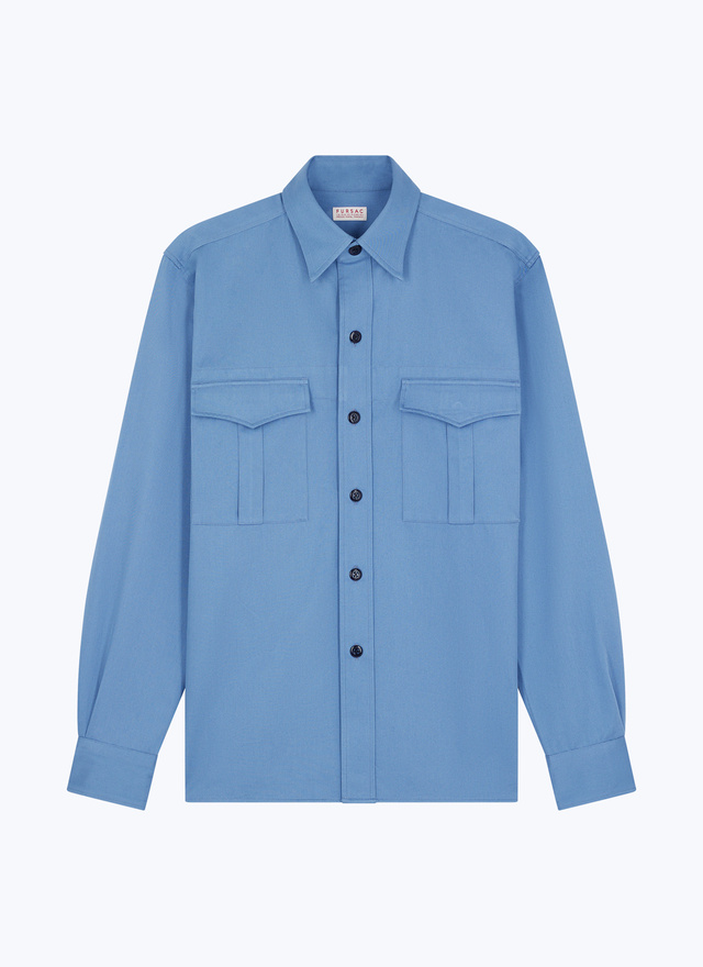 Chemise homme twill de coton Fursac - H3EFAB-EH05-D028