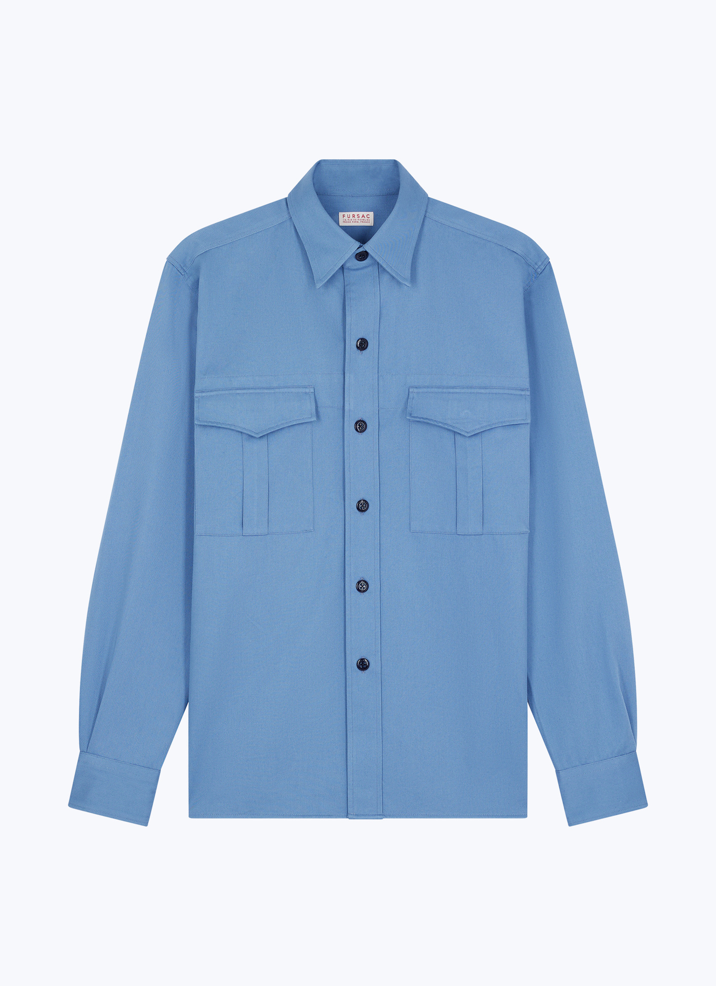 Chemise homme twill de coton Fursac - H3EFAB-EH05-D028