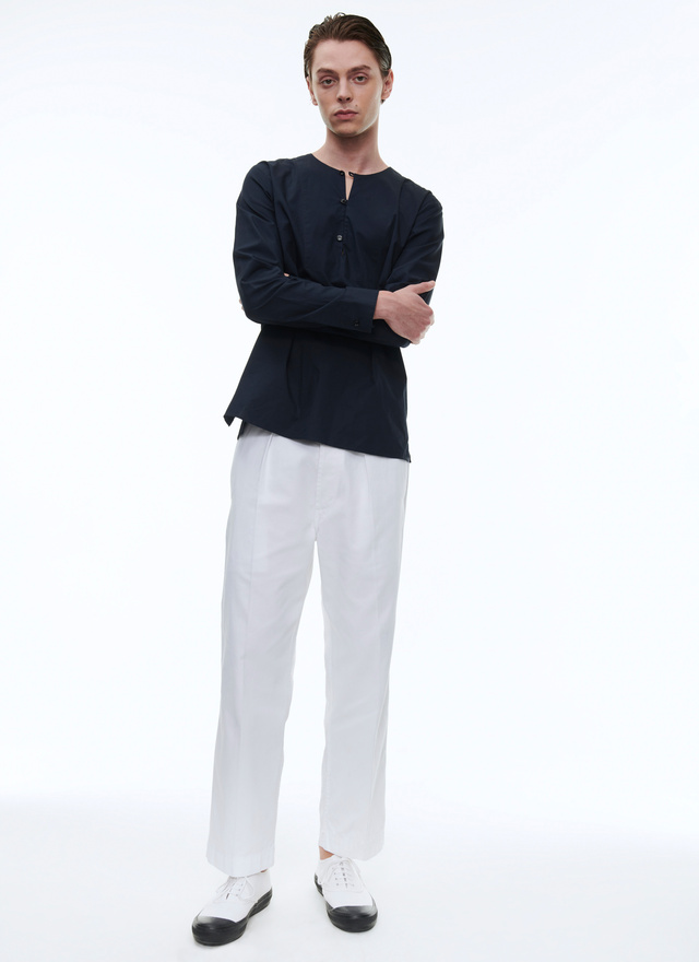 Chemise bleu marine homme Fursac - 23EH3BIEN-AH07/30
