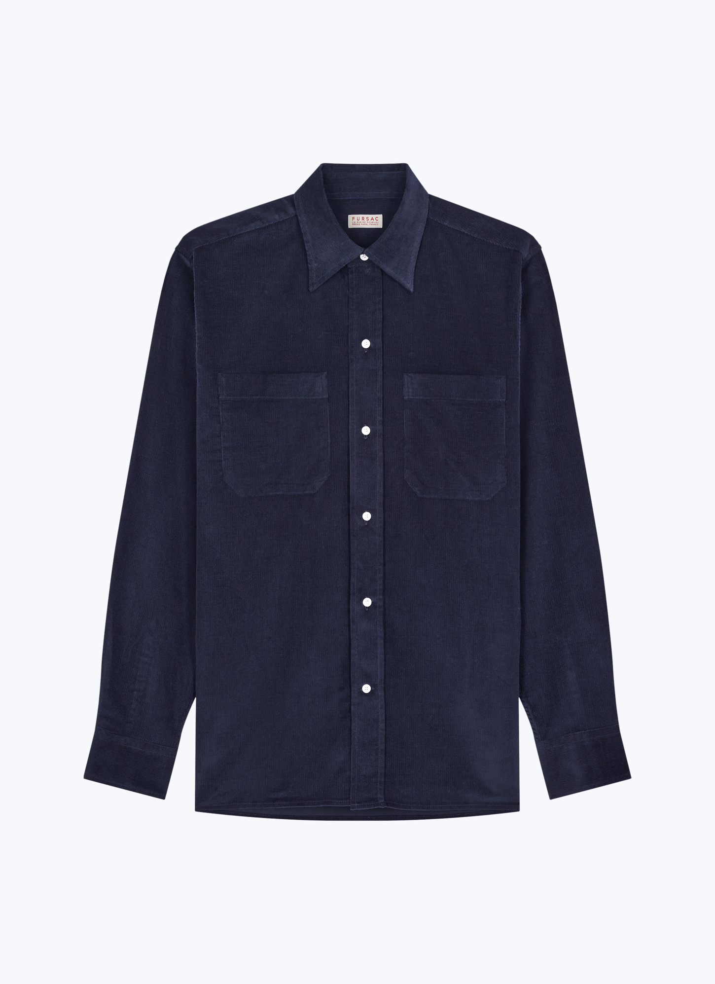 Chemise homme velours côtelé certifié Fursac - H3EILI-EH35-D030