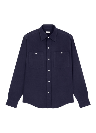 Chemise homme flanelle de coton Fursac - H3GCIL-GH07-D030