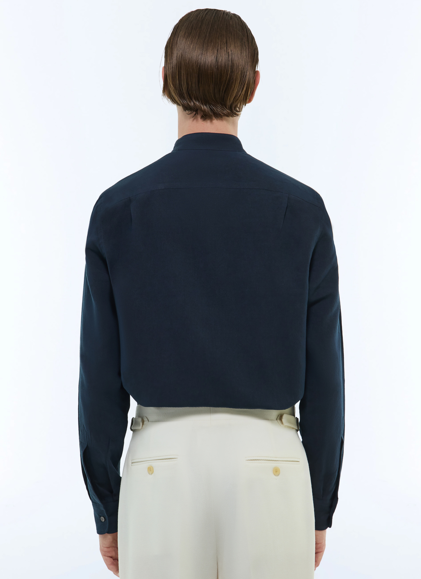 Chemise homme toile de lin et coton certifiés Fursac - H3TIKA-DH50-D030