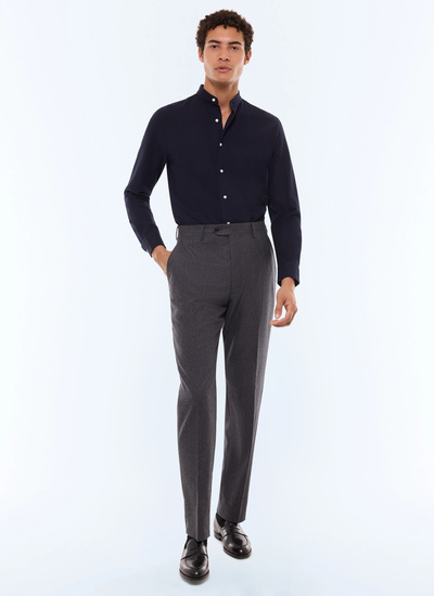 Chemise bleu marine homme Fursac - H3TIKA-GH07-D030