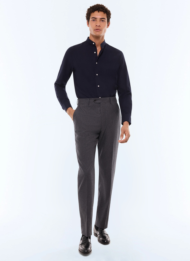 Chemise bleu marine homme Fursac - H3TIKA-GH07-D030