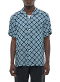 Chemise hawaïenne à motif parasols - H3DUNY-FH26-D030