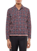 Chemise à col requin en viscose - H3FURE-GH22-D030
