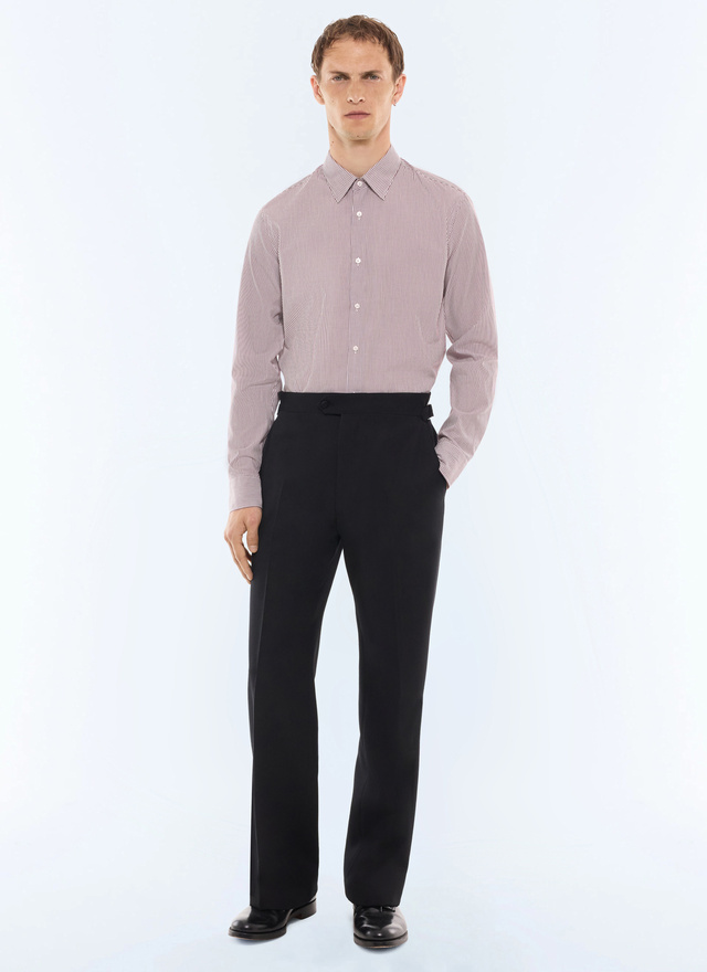 Chemise bordeaux homme Fursac - H3LXAN-LH07-C014