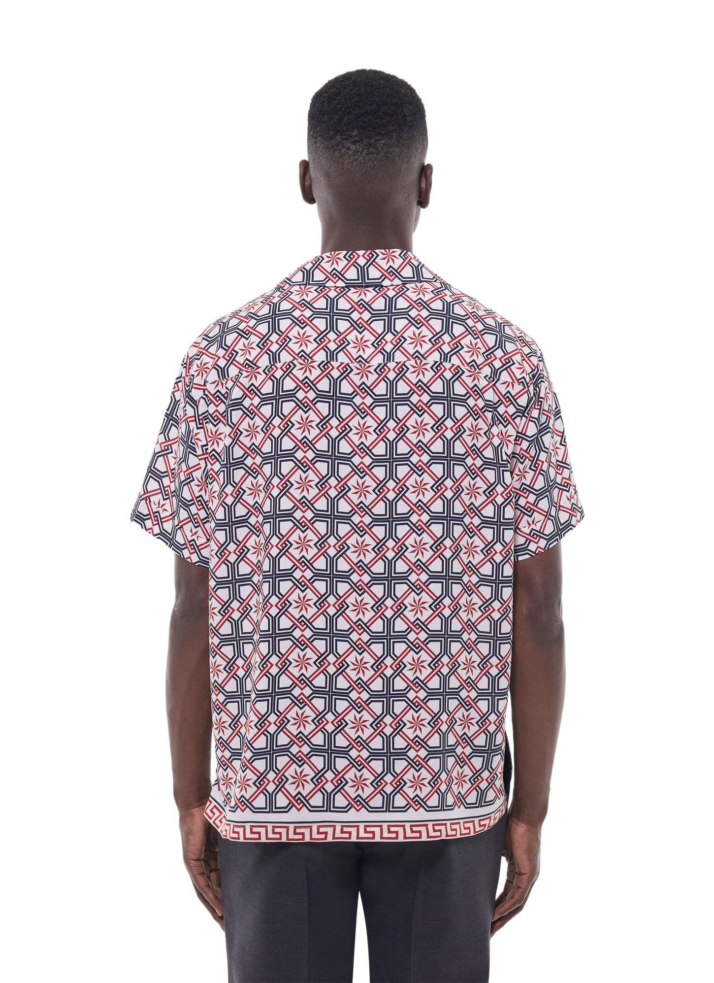 Chemise rouge homme viscose ecovero Fursac - H3GUNY-GH22-A002