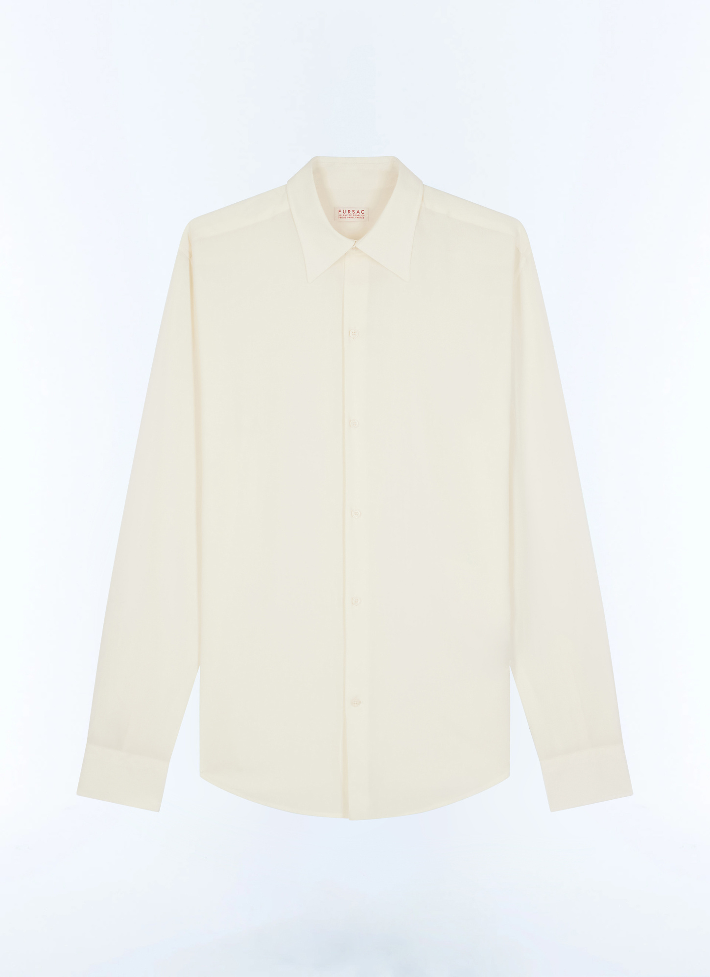 Chemise blanc homme viscose ecovero Fursac - H3ADOV-EH36-A002