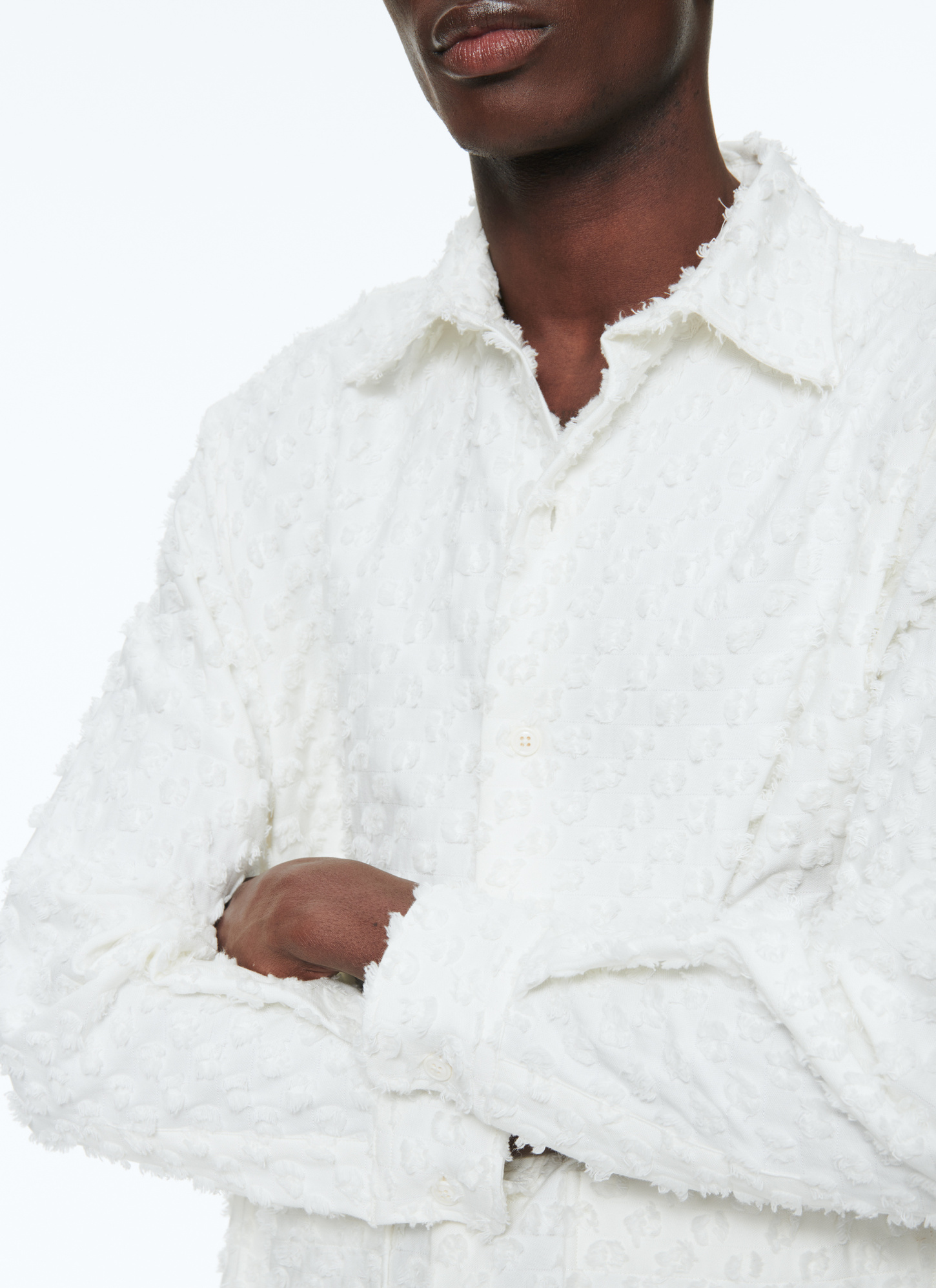 Chemise ecru homme Fursac - H3BRIB-BX08-02