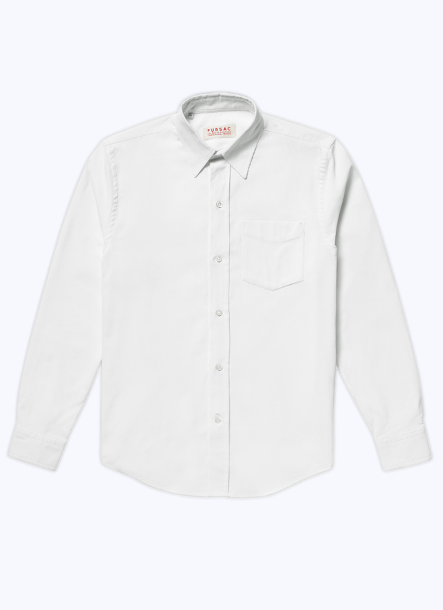 Chemise blanc homme coton Fursac - H3VIBA-AH29-02