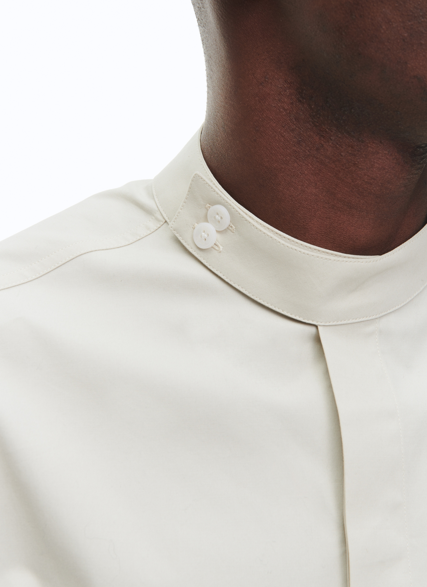 Chemise grège homme Fursac - H3CROS-VH08-A005