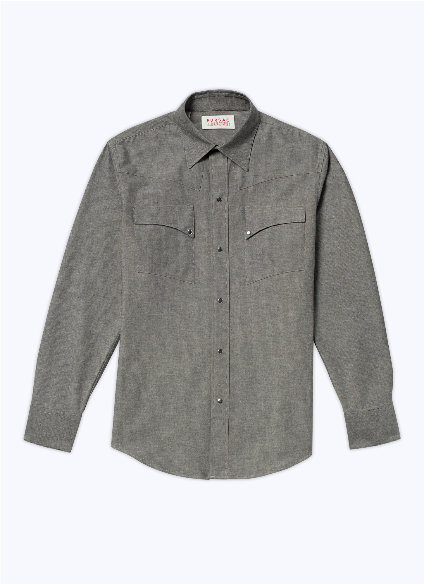 Chemise toile de coton homme Fursac - H3BICE-BH14-29