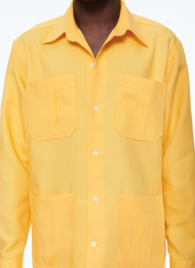 Chemise jaune homme Fursac - H3BRIP-BH17-50