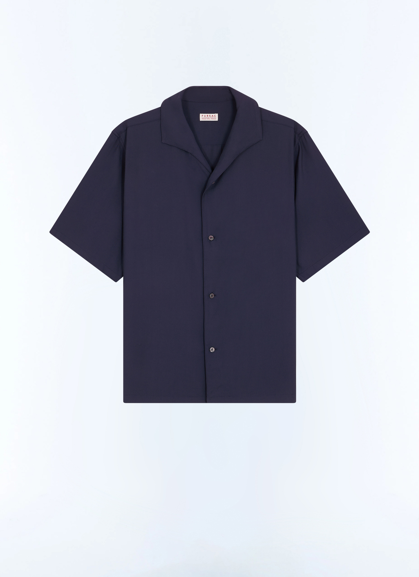 Chemise bleu homme tissu principal: 100% viscose Fursac - H3LEAU-LH08-D030