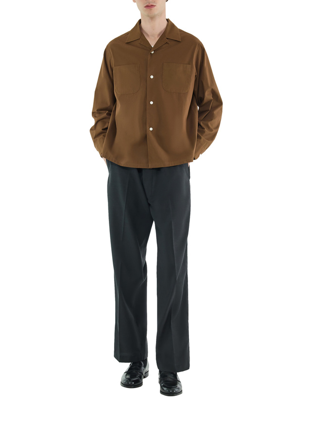 Chemise marron homme Fursac - H3FURE-EH36-G018