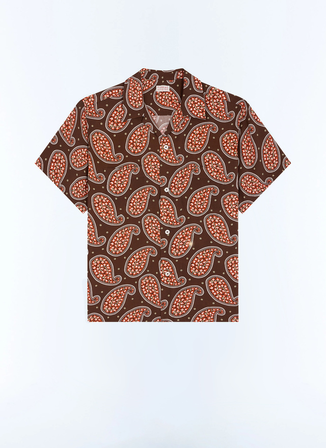 Chemise noir homme viscose certifiée Fursac - H3JUNY-JH08-L004