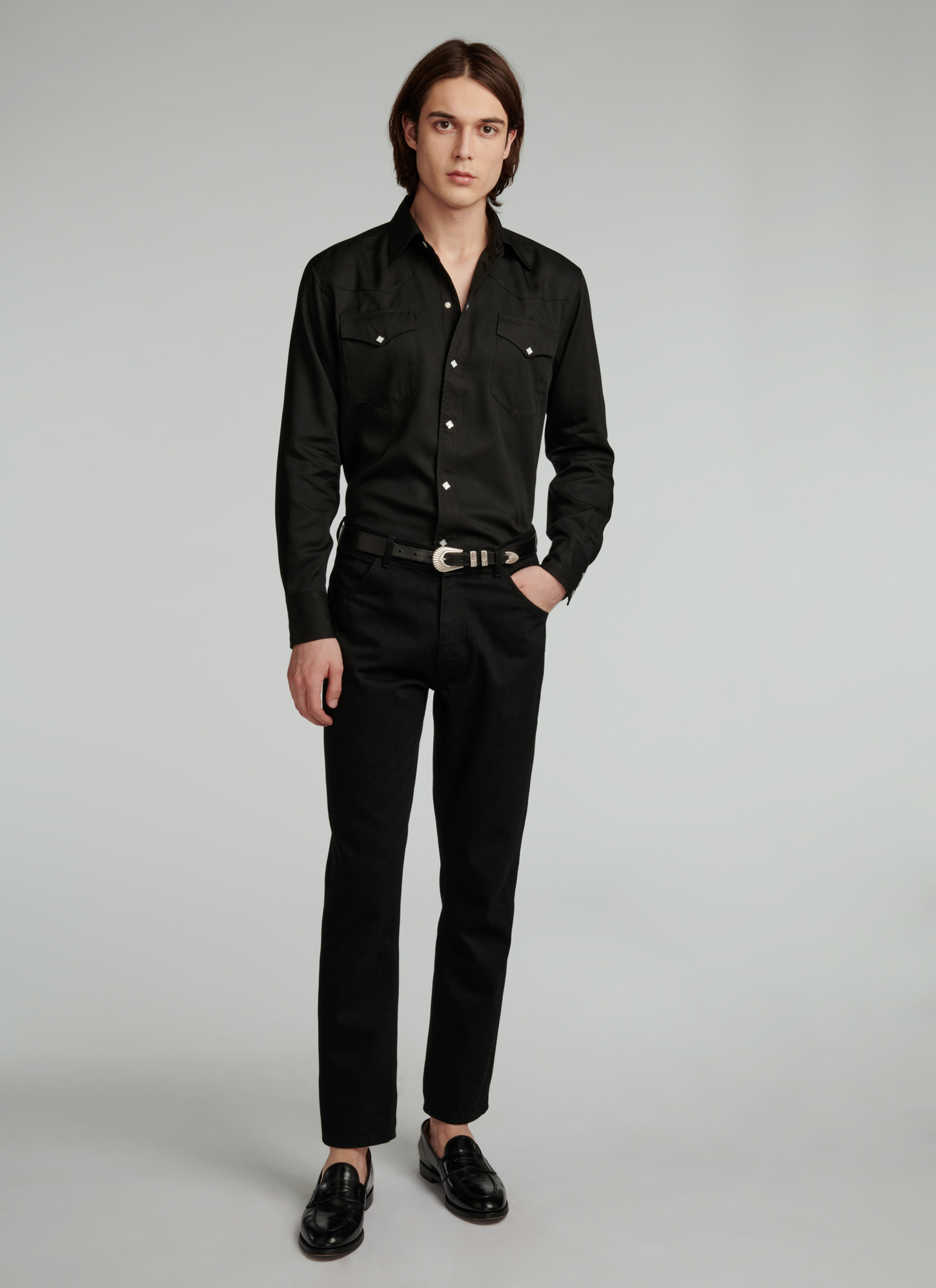 Chemise noir homme Fursac - H3VICE-VH10-20