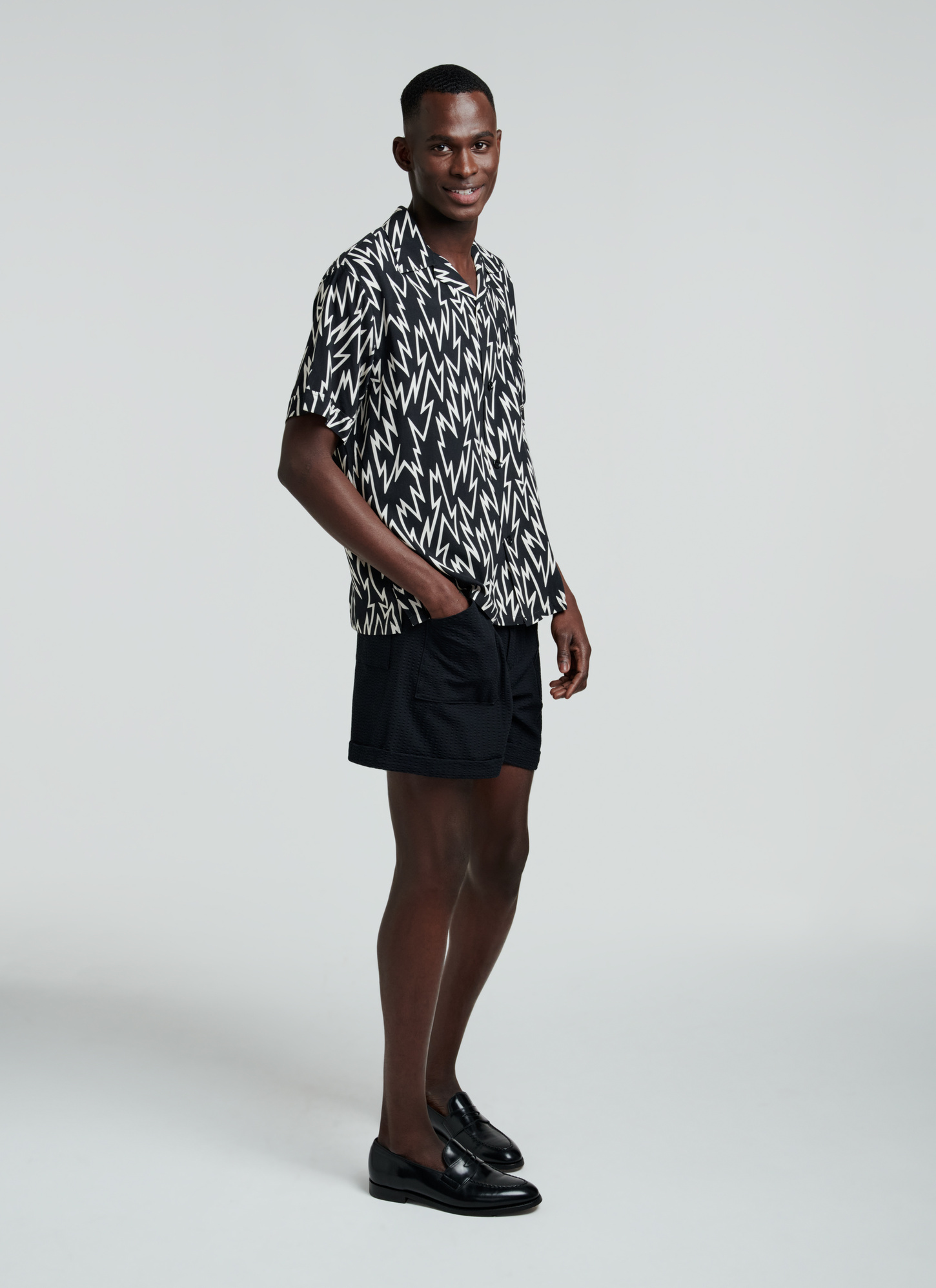 Chemise noir homme Fursac - H3VUNY-VH47-20