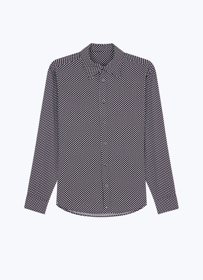 Chemise noir homme viscose ecovero Fursac - H3EPOI-EH28-B001