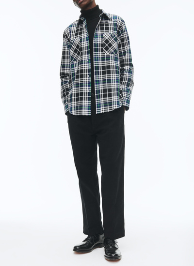 Chemise noir homme Fursac - H3CILI-CH41-B020