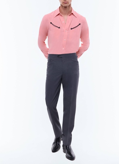 Chemise rose homme Fursac - H3EAMP-EH36-F007