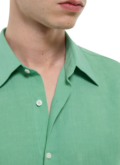 Chemise homme toile de lin et coton certifiés Fursac - H3EDAV-DH50-H004