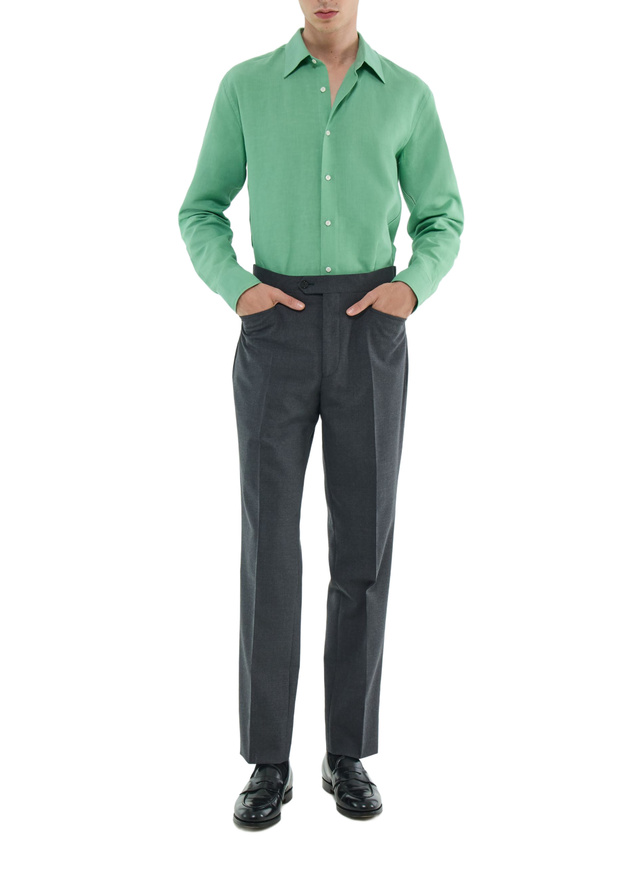 Chemise toile de lin et coton certifiés homme Fursac - H3EDAV-DH50-H004