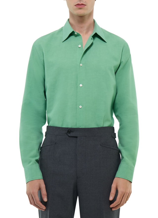 Chemise vert homme Fursac - H3EDAV-DH50-H004