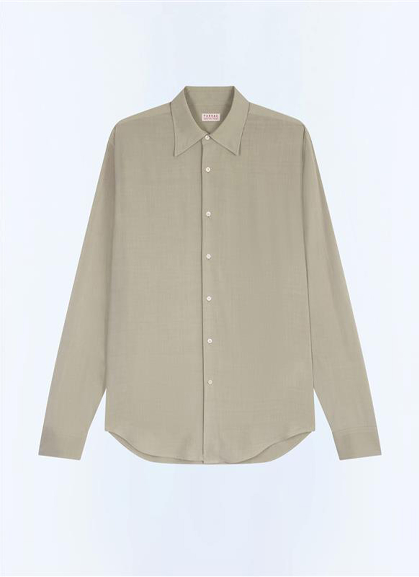 Chemise vert homme viscose certifiée ecovero Fursac - H3ADOV-EH36-H005