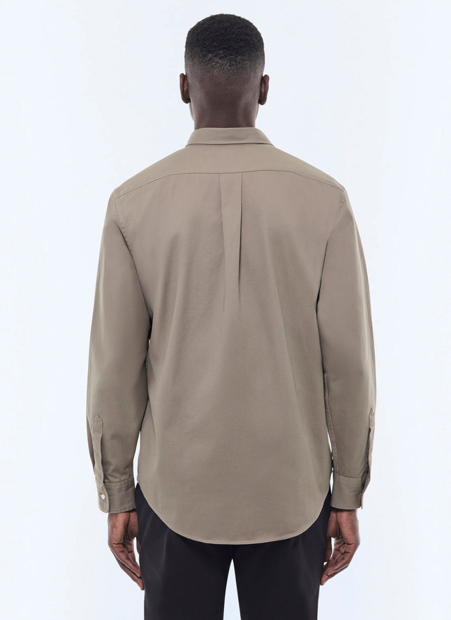 Chemise homme twill de coton Fursac - H3GILI-GH02-H015