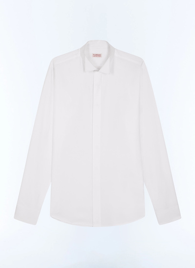 Chemise blanc homme tissu principal : 100% coton Fursac - H3LUKK-E005-01
