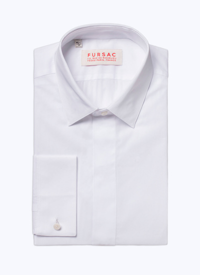 Chemise homme popeline de coton égyptien Fursac - H3VODI-TH62-01