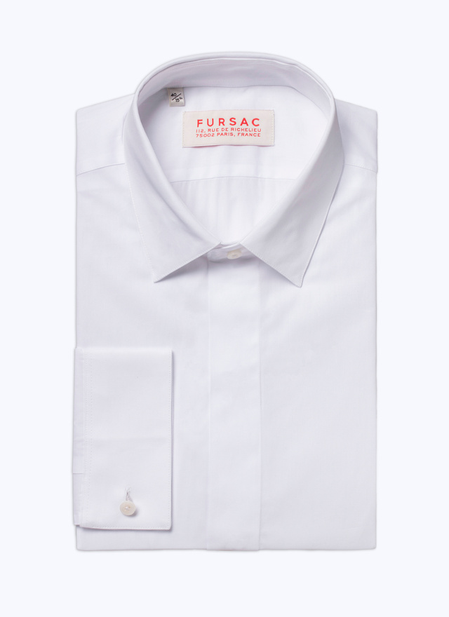 Chemise homme popeline de coton égyptien Fursac - H3VODI-TH62-01