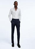 Chemise gorge cachée en popeline de coton - PERH3VRIF-VH63/01