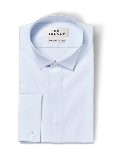 Chemise bleu ciel homme Fursac - H3LUCK-E005-39
