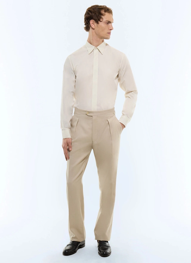 Chemise ivoire homme Fursac - H3VODI-FH04-A004