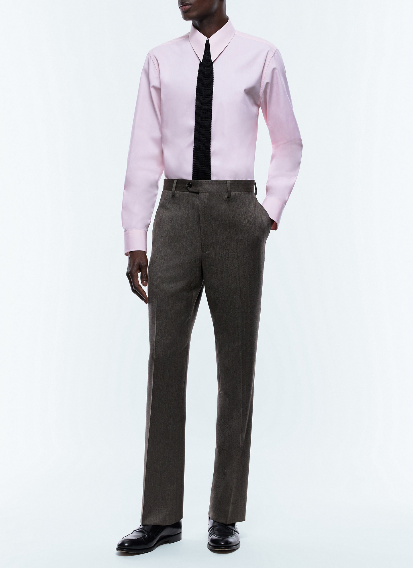 Chemise homme popeline de coton Fursac - H3CHIC-DH17-F002