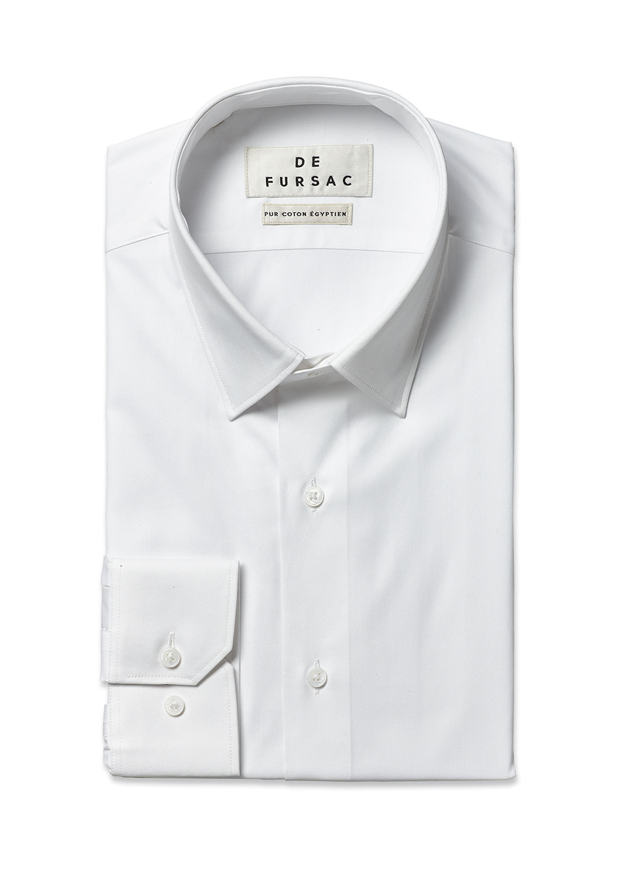 FURSAC - Chemise col français - Homme - Taille 41 - Blanc